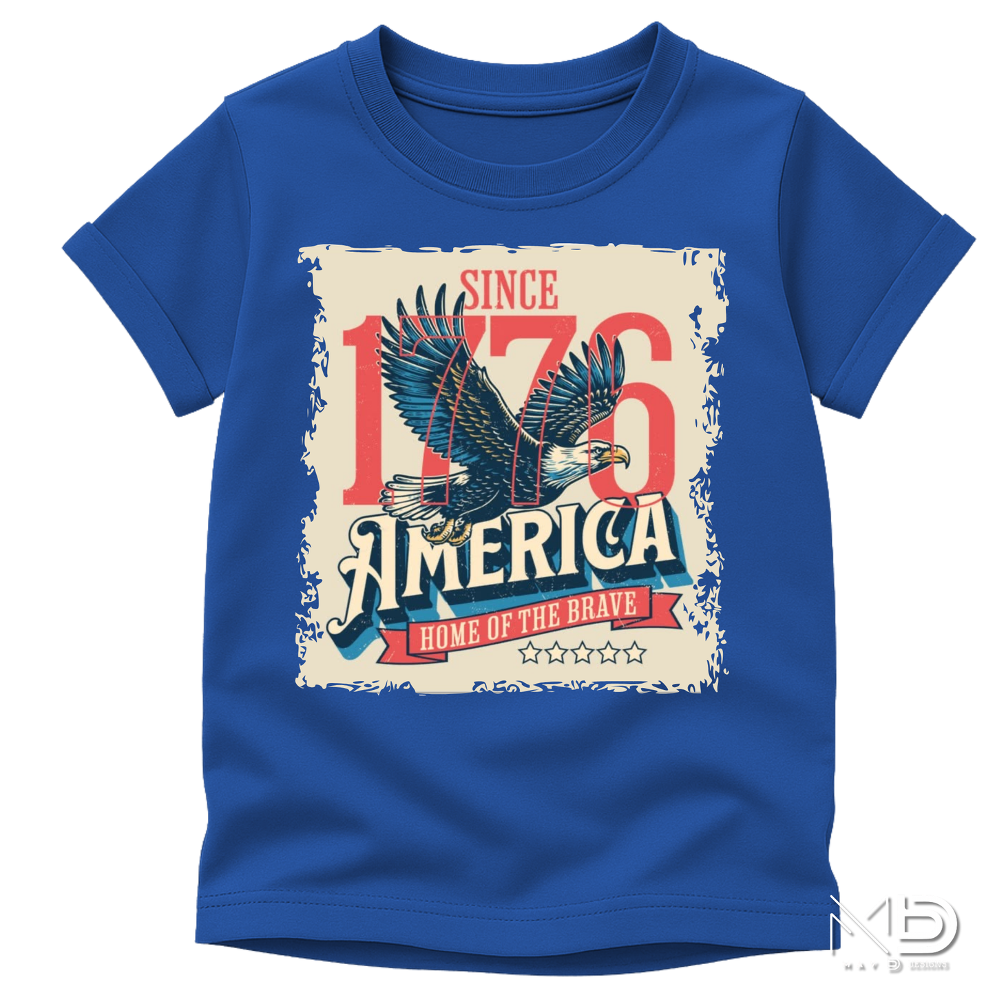 America Since 1776 Shirt | Patriotic Eagle USA Graphic Tee