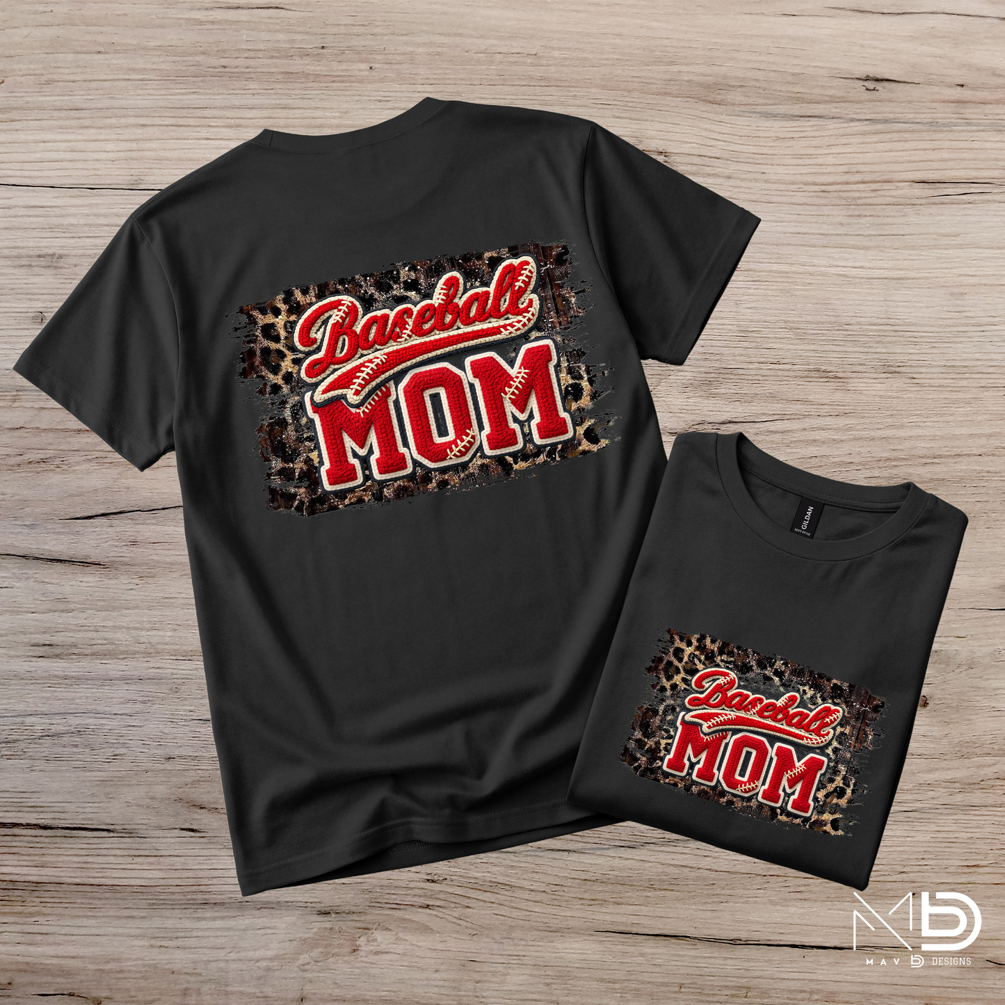 Knitted Baseball Mom Tee