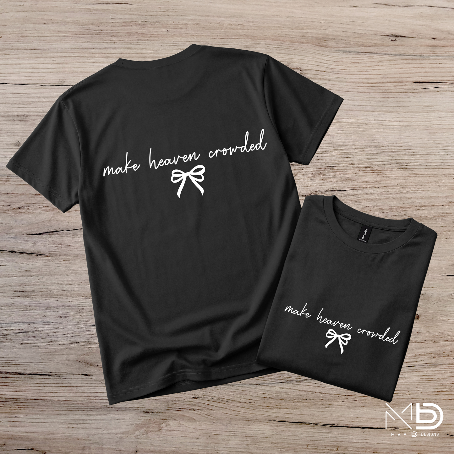 Make Heaven Crowded Bow Tee