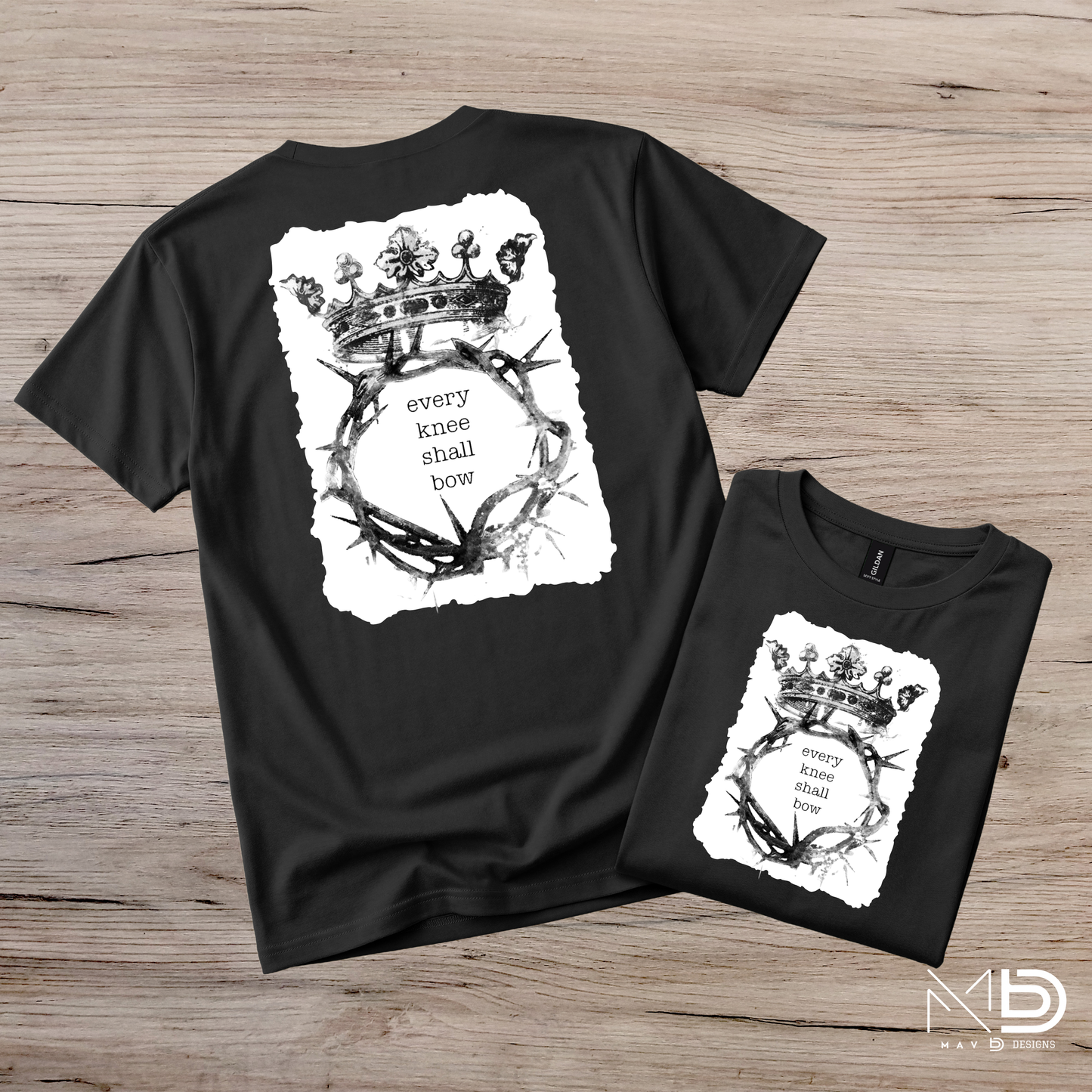 Every Knee Shall Bow Crown Tee
