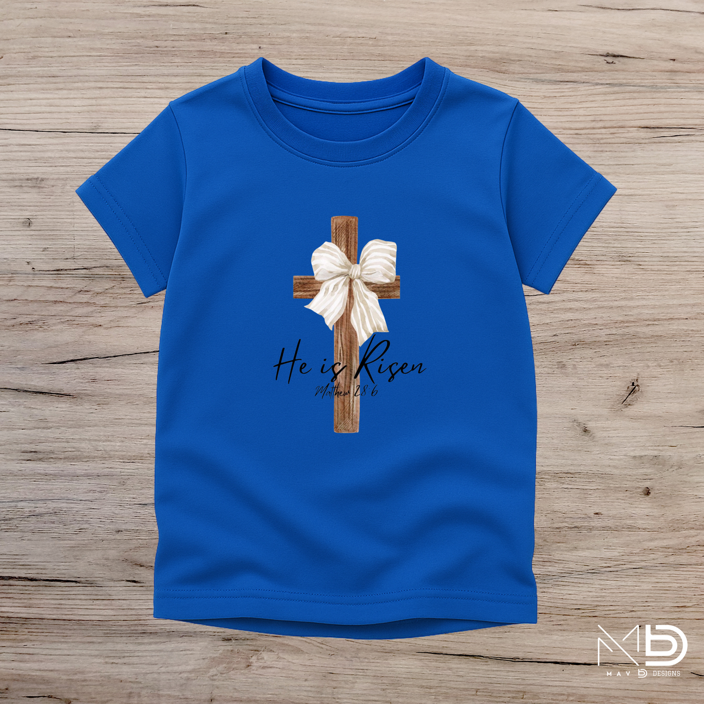 He Is Risen - Cross (Many Colors)