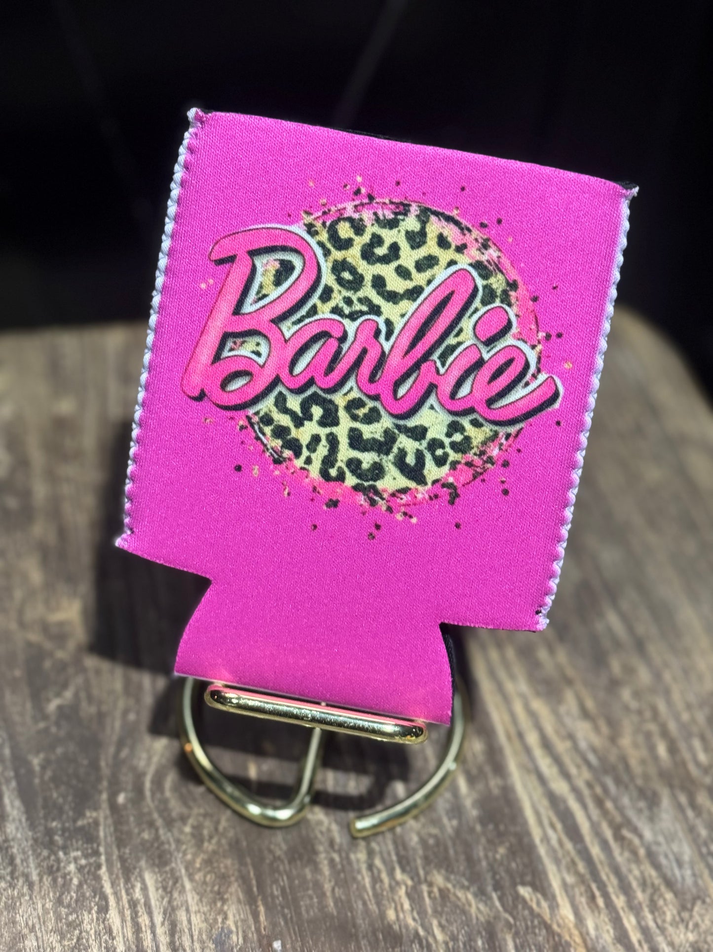 Cheetah Barbie | 12 oz Can Koozie