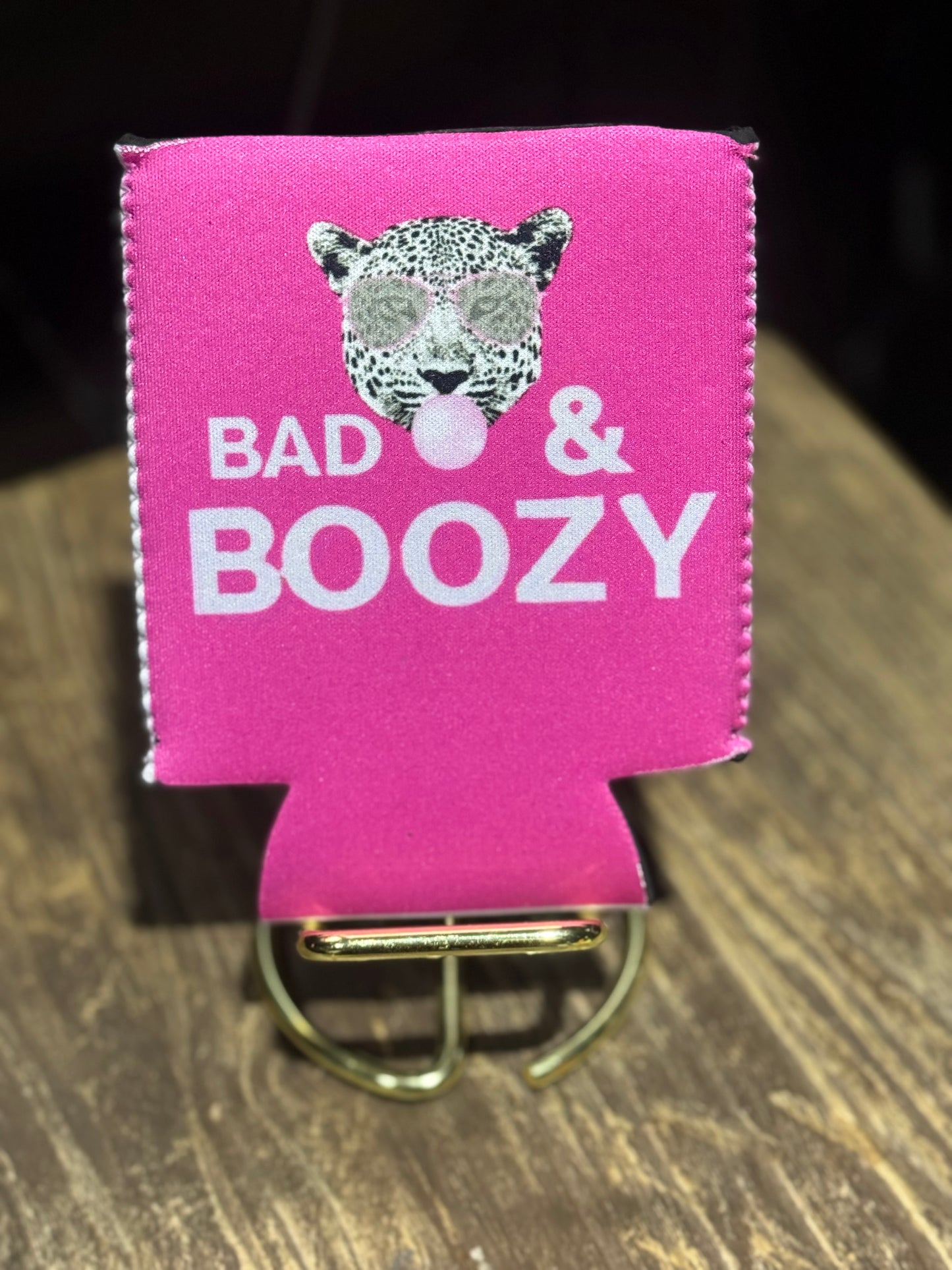 Bad & Boozy | 12 oz Can Koozie