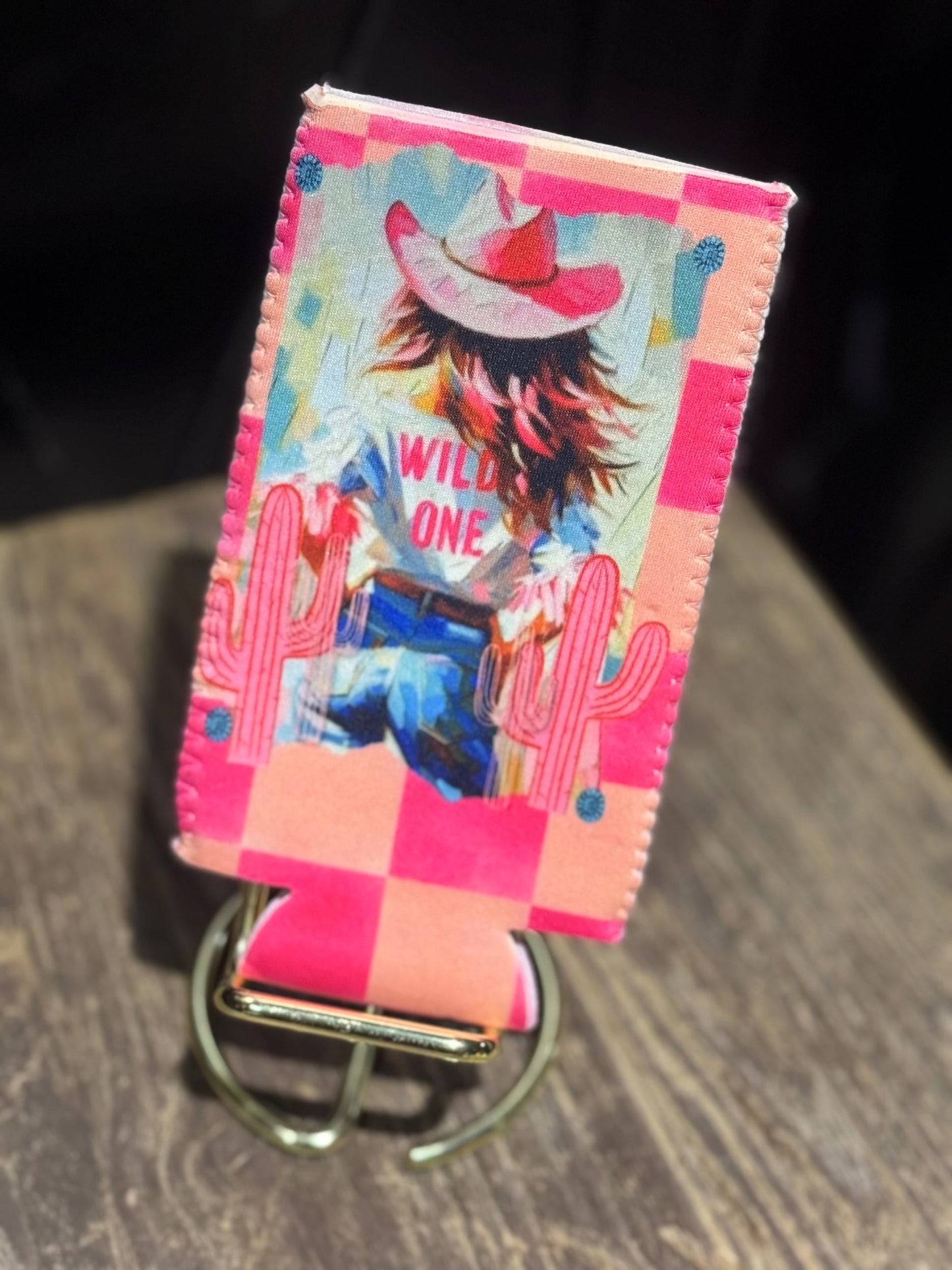 Wild One | 12 oz Tall Skinny Can Koozie