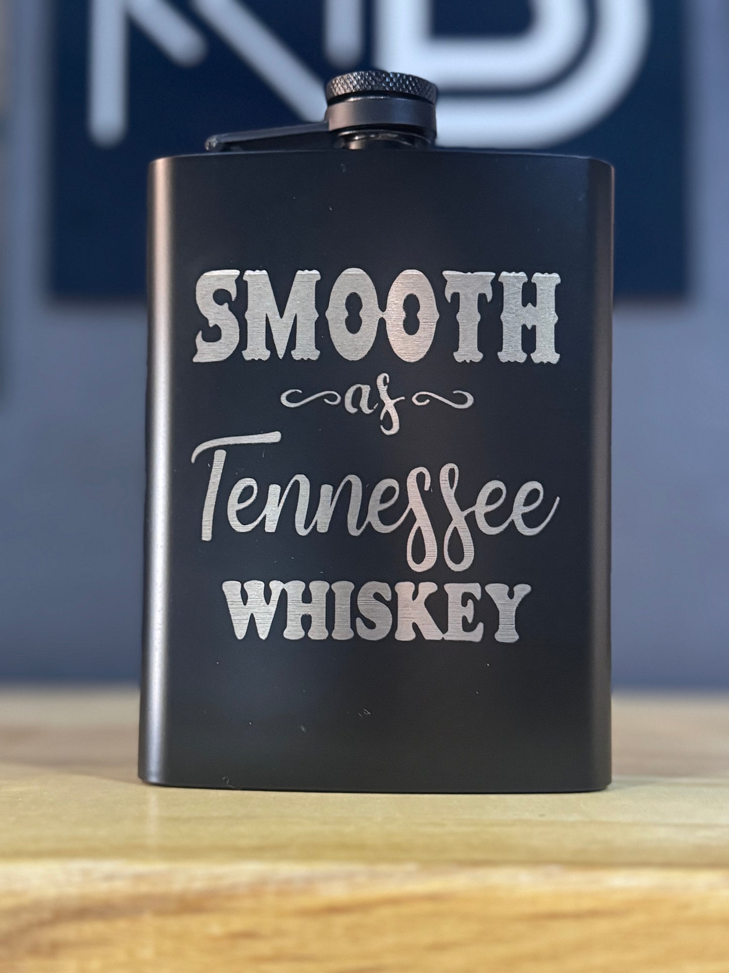 Engraved Flask – Smooth As Tenn Whiskey