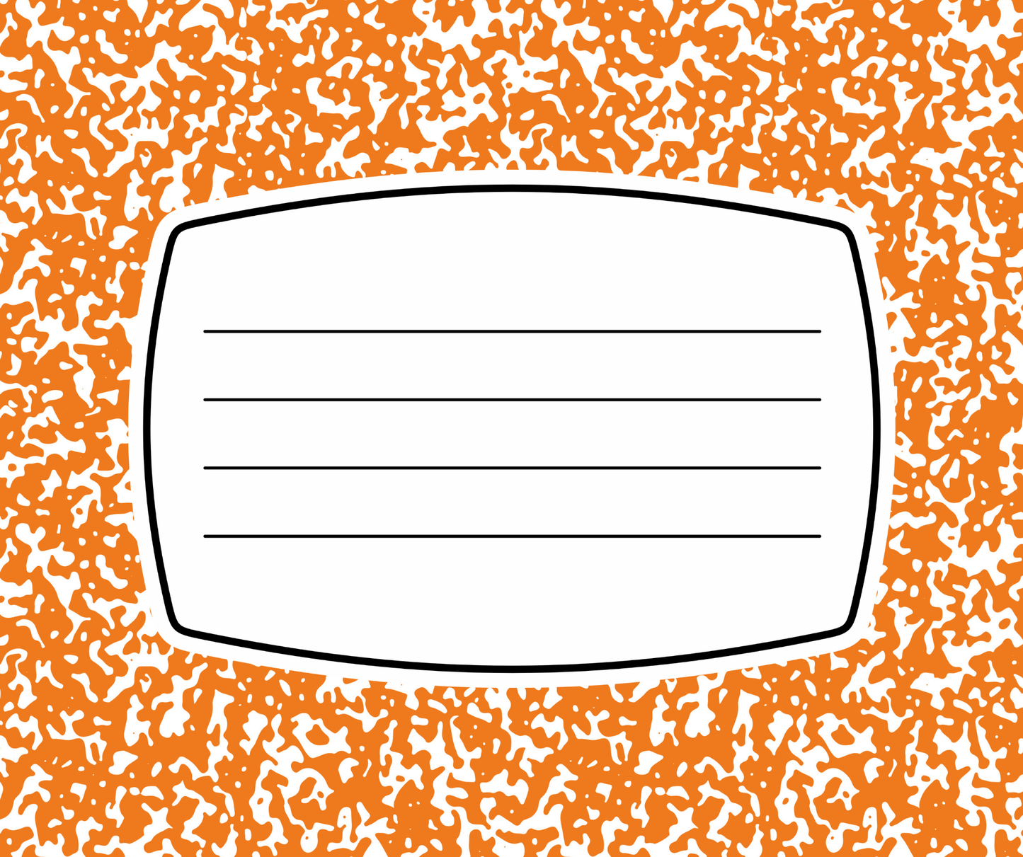 Personalized Teacher Mouse Pad - Composition Notebook