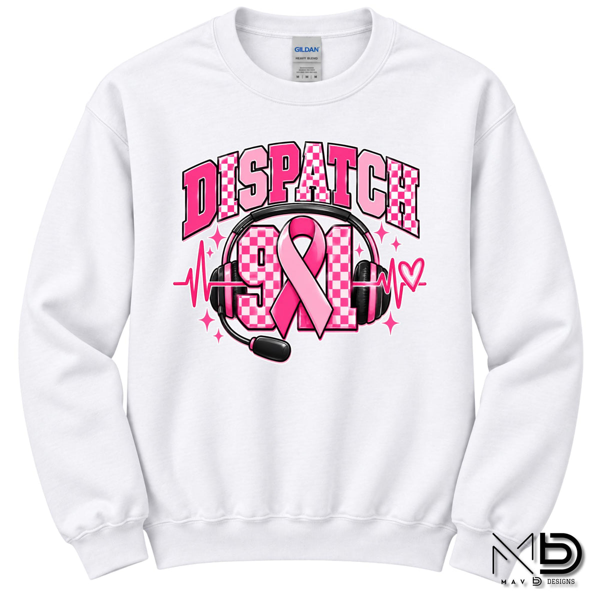 911 Dispatch Pink Ribbon | 911 Dispatcher Breast Cancer Awareness Shirt | Telecommunicator Shirt | Breast Cancer Shirt
