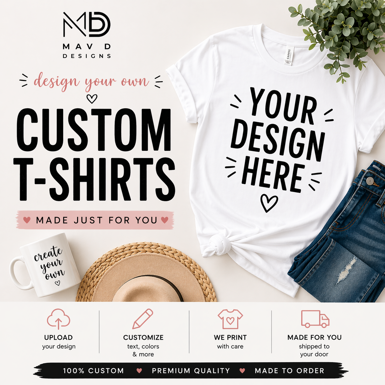 Custom Printed Shirts (DTG/DTF)