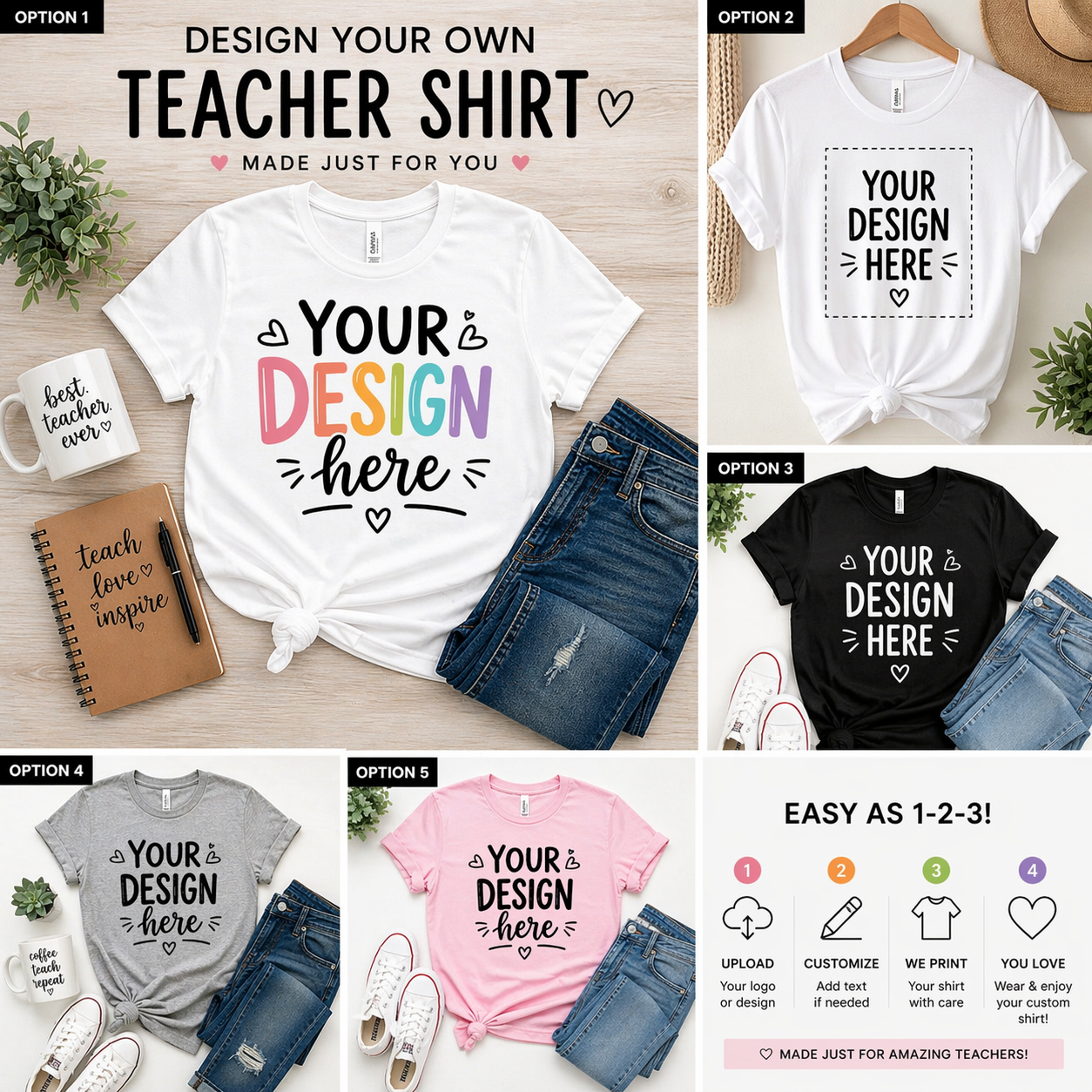 Personalized Teacher Shirt – Custom T-Shirt