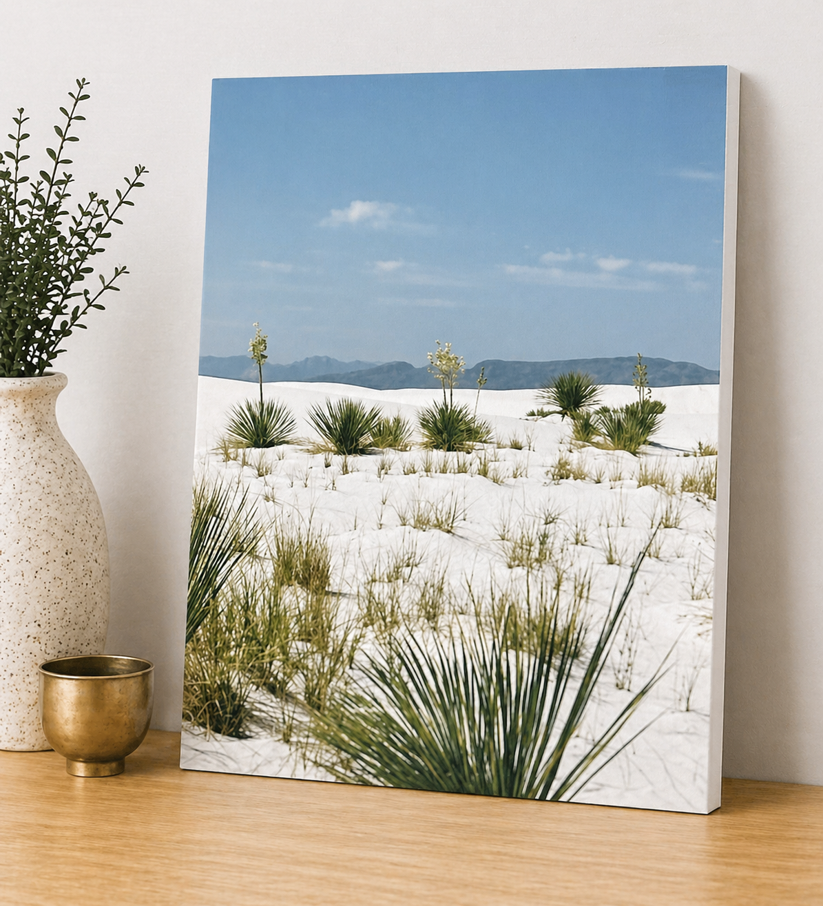 White Sands National Park Canvas & Metal Print – Alamogordo, New Mexico Desert Landscape