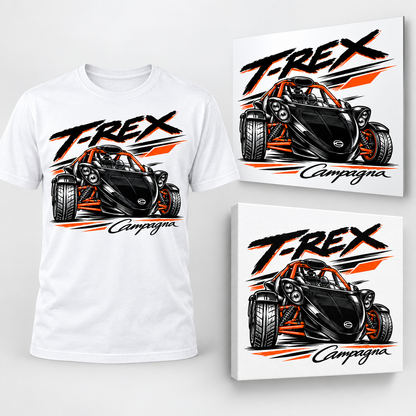 Campagna T-Rex | [Style 1] | Apparel & Art Prints