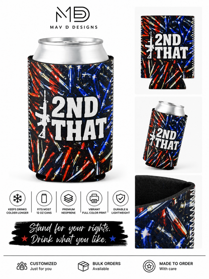 2nd That | 12 oz Can Koozie