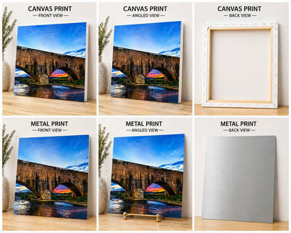 Carlsbad Flume Sunset Canvas & Metal Print – New Mexico Landmark Wall Art