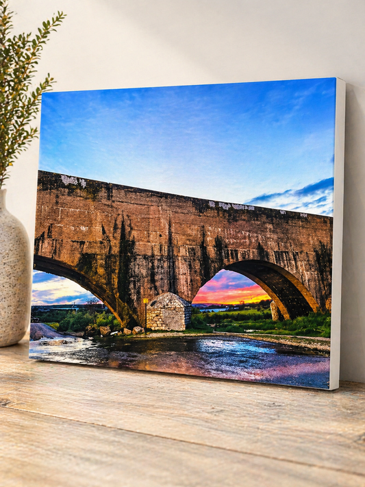 Carlsbad Flume Sunset Canvas & Metal Print – New Mexico Landmark Wall Art