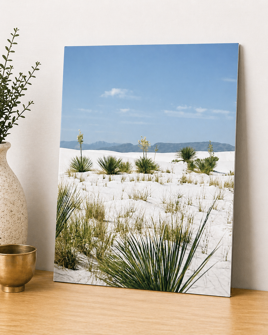 White Sands National Park Canvas & Metal Print – Alamogordo, New Mexico Desert Landscape