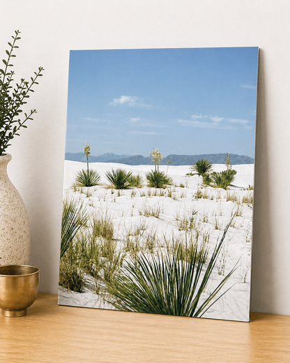 White Sands National Park Canvas & Metal Print – Alamogordo, New Mexico Desert Landscape