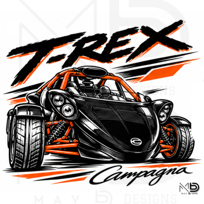 Campagna T-Rex | [Style 1] | Apparel & Art Prints