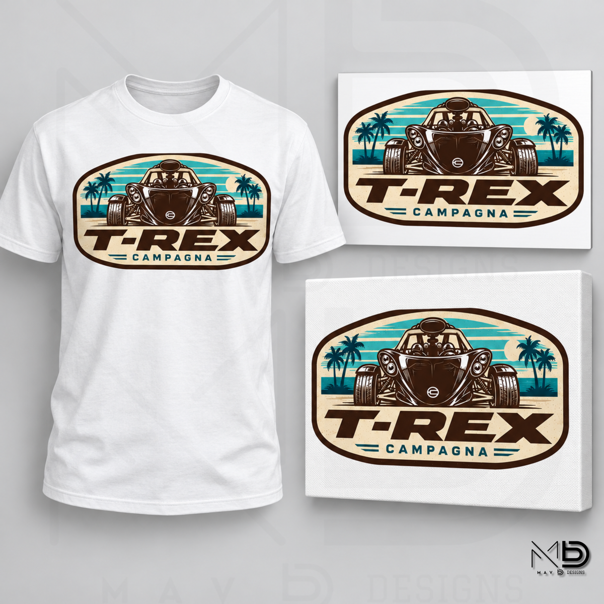 Campagna T-Rex | [Style 9] | Apparel & Art Prints