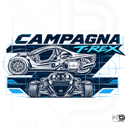 Campagna T-Rex | [Style 12] | Apparel & Art Prints