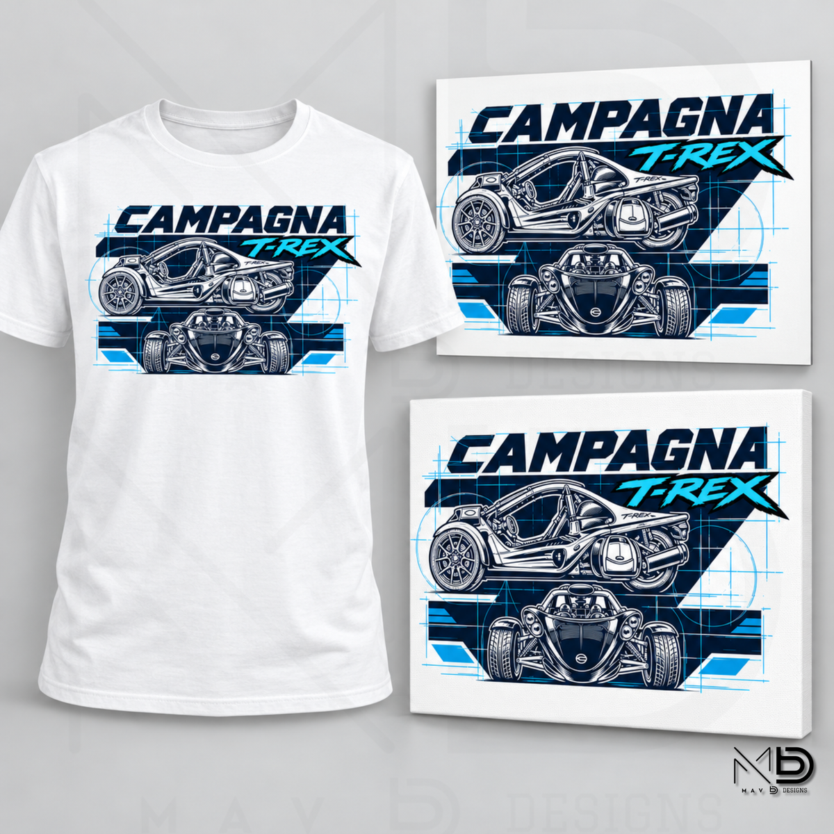 Campagna T-Rex | [Style 12] | Apparel & Art Prints