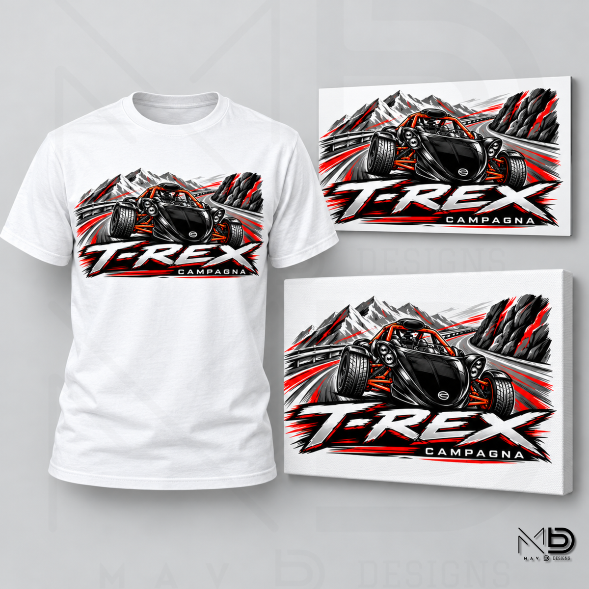 Campagna T-Rex | [Style 15] | Apparel & Art Prints
