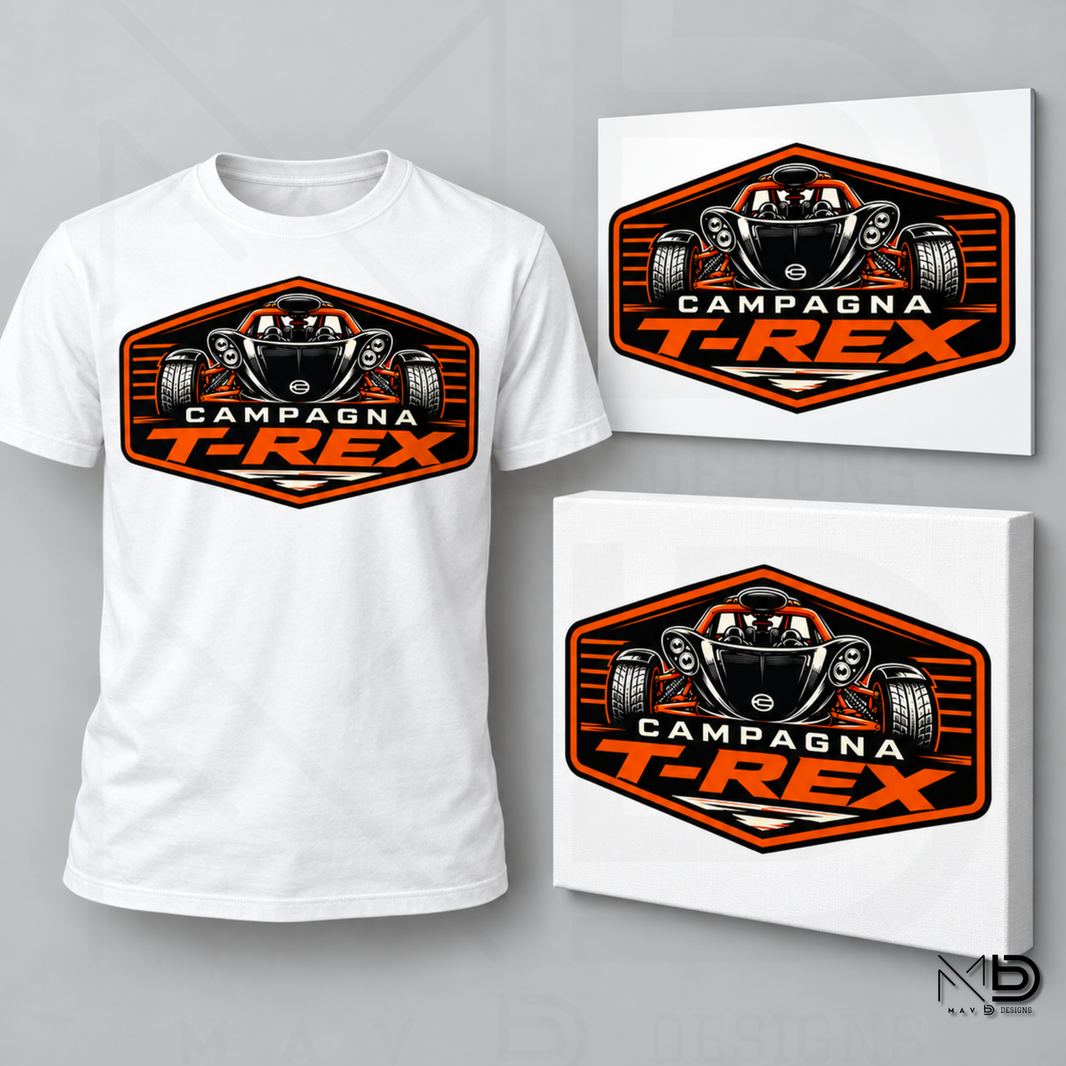 Campagna T-Rex | [Style 17] | Apparel & Art Prints