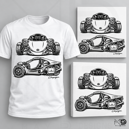 Campagna T-Rex | [Style 19] | Apparel & Art Prints