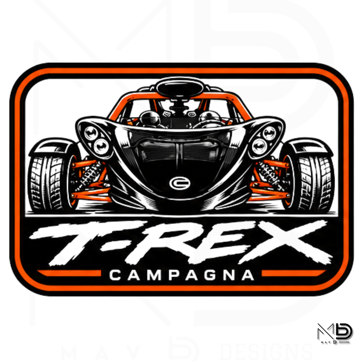Campagna T-Rex | [Style 3] | Apparel & Art Prints