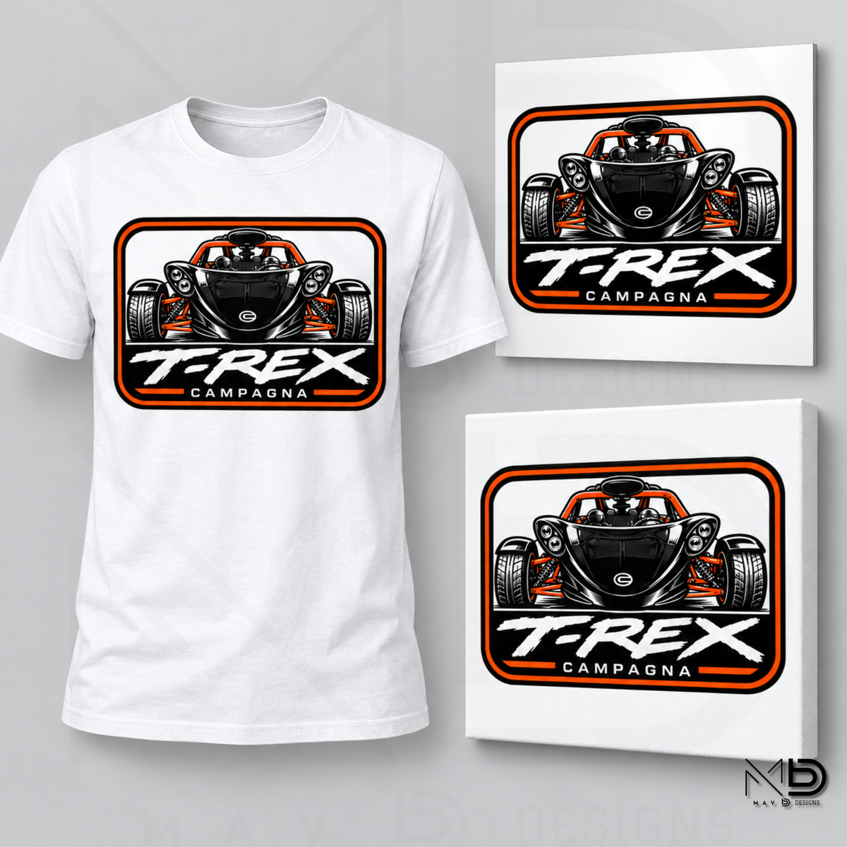 Campagna T-Rex | [Style 3] | Apparel & Art Prints