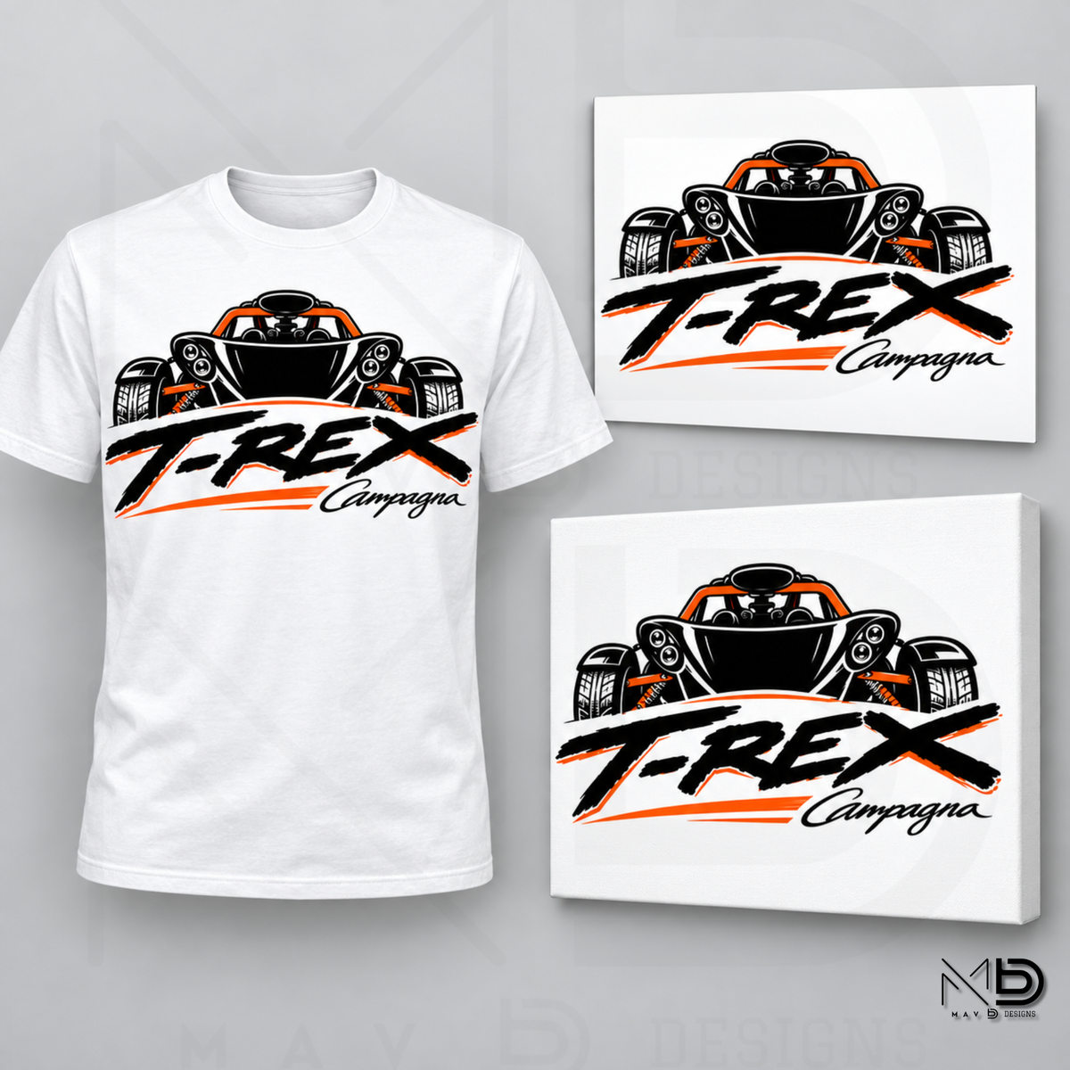 Campagna T-Rex | [Style 5] | Apparel & Art Prints