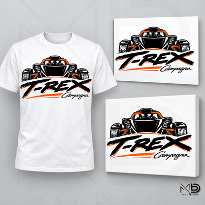 Campagna T-Rex | [Style 5] | Apparel & Art Prints