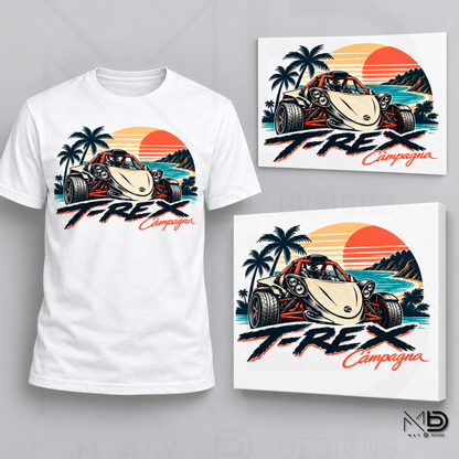 Campagna T-Rex | [Style 6] | Apparel & Art Prints