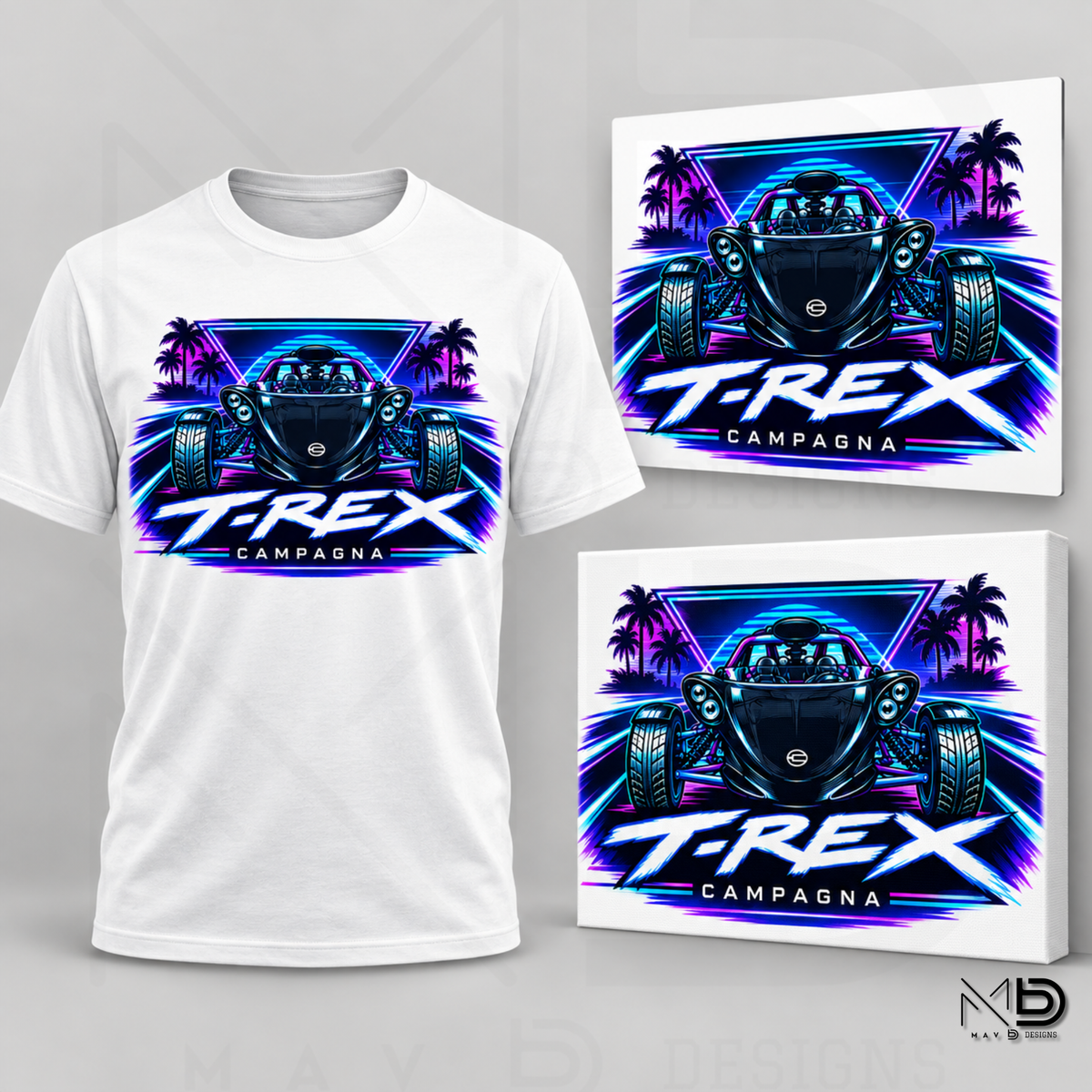 Campagna T-Rex | [Style 7] | Apparel & Art Prints