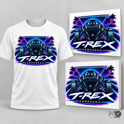 Campagna T-Rex | [Style 7] | Apparel & Art Prints