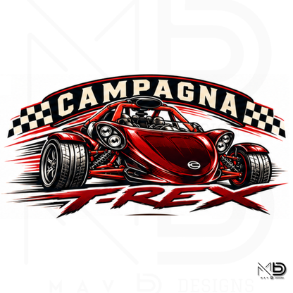 Campagna T-Rex | [Style 8] | Apparel & Art Prints