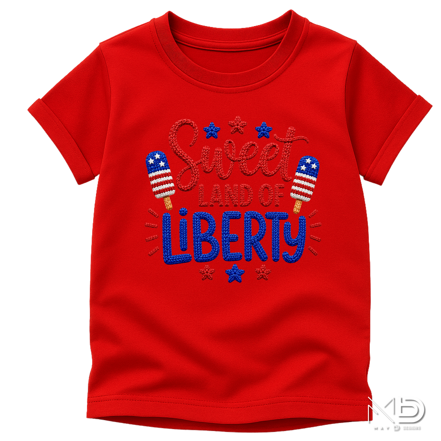 Sweet Land of Liberty Shirt | Patriotic Popsicle Fourth of July Tee