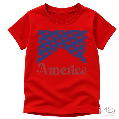 Vintage America Stars & Stripes Patriotic Shirt | Fourth of July Graphic Tee
