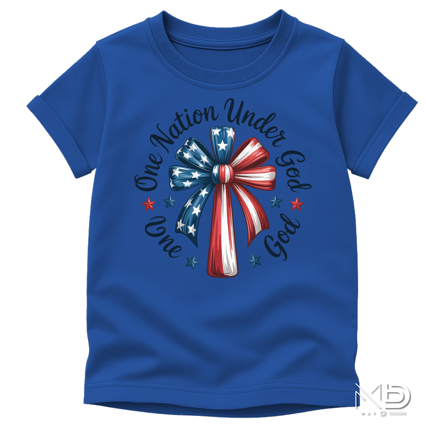 One Nation Under God Shirt | Christian Patriotic USA Graphic Tee
