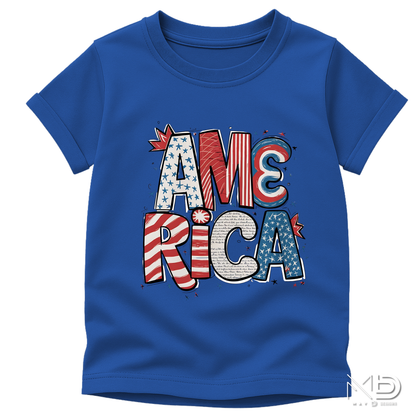 America Patriotic Shirt | Red White Blue USA Graphic Tee