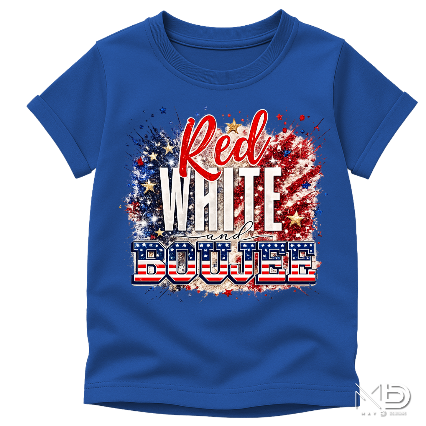Red White and Boujee Shirt, Patriotic Fourth of July Tee, America Fireworks Shirt, USA Graphic Tee, July 4th Shirt