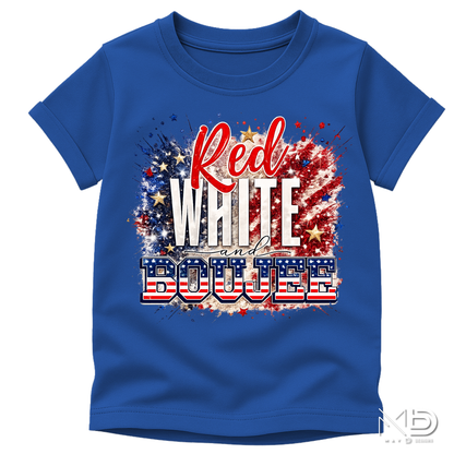 Red White and Boujee Shirt, Patriotic Fourth of July Tee, America Fireworks Shirt, USA Graphic Tee, July 4th Shirt