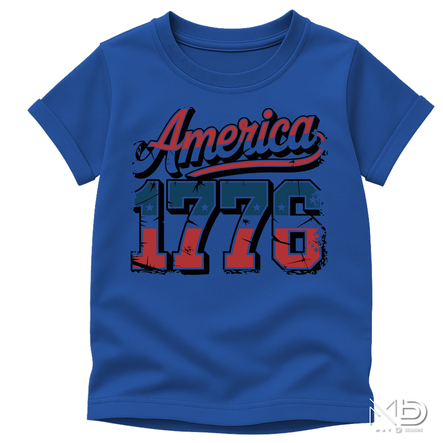 America 1776 Shirt | Vintage Patriotic Fourth of July Graphic Tee