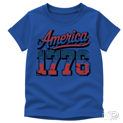 America 1776 Shirt | Vintage Patriotic Fourth of July Graphic Tee