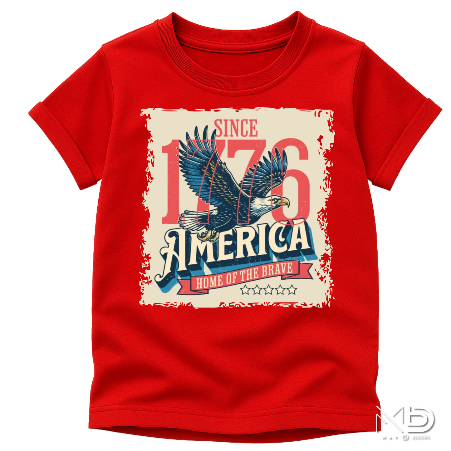 America Since 1776 Shirt | Patriotic Eagle USA Graphic Tee
