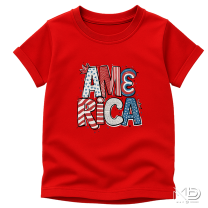 America Patriotic Shirt | Red White Blue USA Graphic Tee