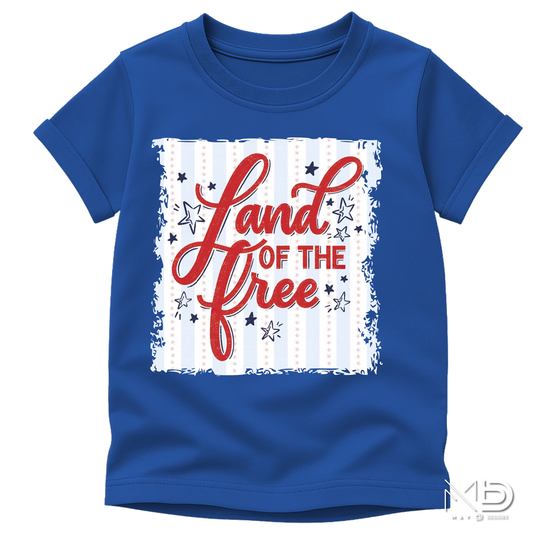Land of the Free Shirt | Patriotic USA Graphic Tee