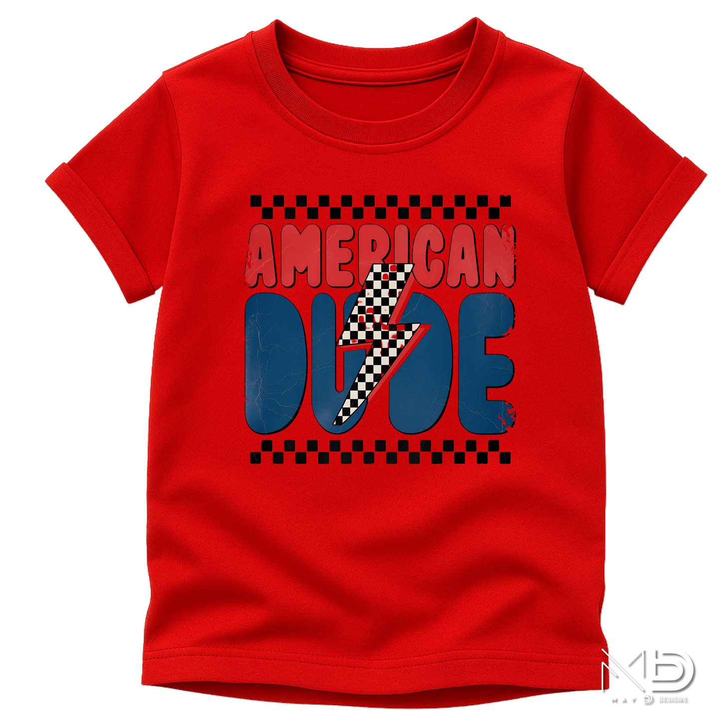 American Dude Patriotic Shirt | Retro Fourth of July Graphic Tee