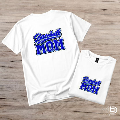 Knitted Baseball Mom Tee