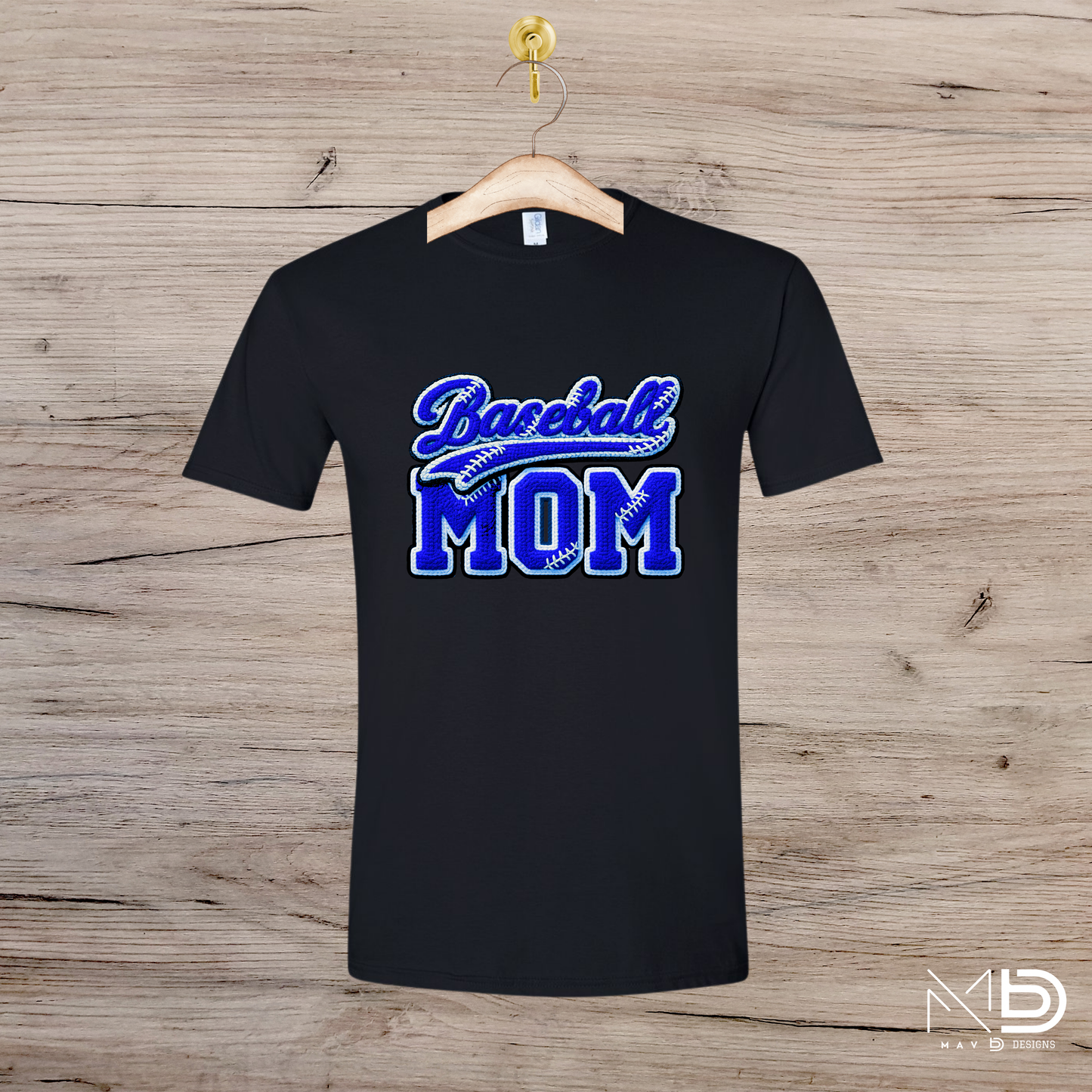 Knitted Baseball Mom Tee