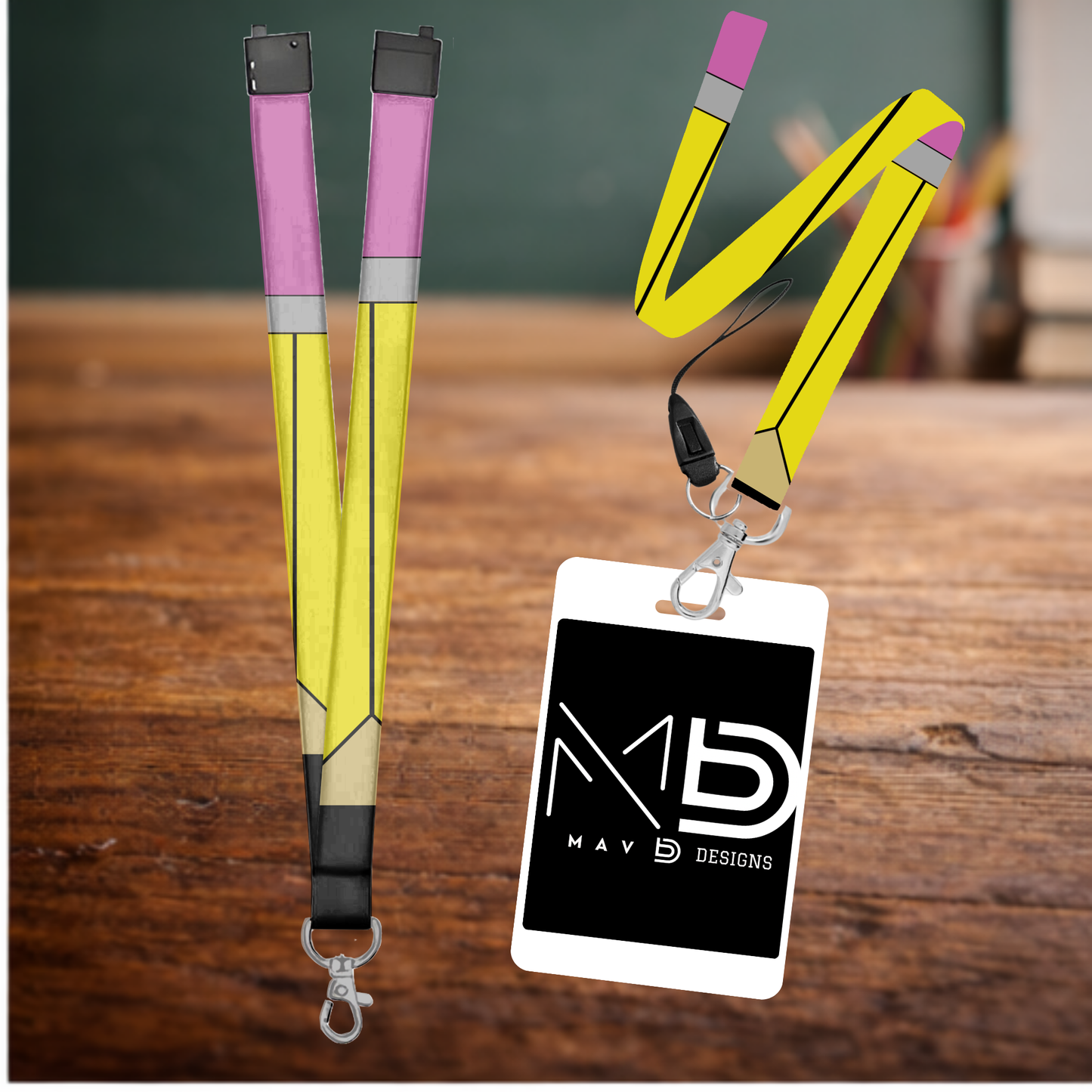 School - Teacher Themed Lanyard – Personalized Lanyard